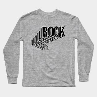 rock 3d logo Long Sleeve T-Shirt